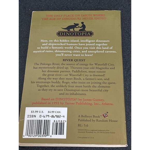 River Quest (Dinotopia) - Paperback By Vornholt, John - VERY GOOD - Picture 3 of 4